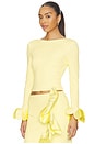 view 2 of 4 Taffeta Tarsila Top in Yellow