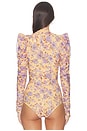 view 4 of 6 Peony Bodysuit in Yellow