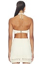 view 4 of 5 Twilight Mesh Halter Top Pearl Embroidery in Off White