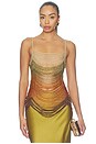 view 1 of 5 Solar Embroidery Top in Brown