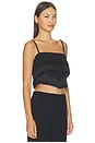 view 2 of 5 Ayla Fringe Top in Black