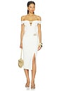 view 6 of 6 Cora Knit Off Shoulder Bodysuit in Off White