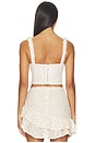 view 4 of 5 Lara Crochet Corset Top in Beige