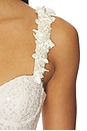 view 6 of 5 Lara Crochet Corset Top in Beige