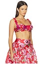 view 2 of 5 Peony Sequin Top in Red