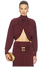 view 1 of 4 Helo Jersey Long Sleeve Top in Brown