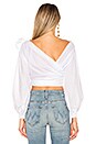 view 3 of 4 TOP DRAPÉ in White