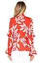 view 3 of 4 TOP DRAPÉ in Hot Pink