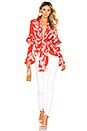 view 4 of 4 TOP DRAPÉ in Hot Pink