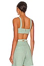 view 3 of 4 Linen Bralette Top in Limestone