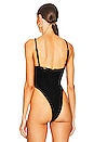 view 4 of 5 Ultra High Cut Bodysuit in Black