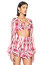 view 3 of 5 HAUT DE MAILLOT DE BAIN TWIST in Flamant