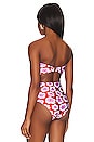 view 5 of 6 Windlower Bandeau Bikini Top in Cherry