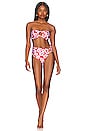 view 6 of 6 Windlower Bandeau Bikini Top in Cherry