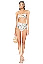 view 4 of 4 BAS DE MAILLOT DE BAIN JASMIN HIGH WAIST in White