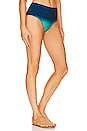 view 2 of 4 X Alessandra Ambrioso Ombre High Waist Bikini Bottom in High Tide