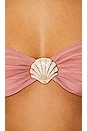view 6 of 6 Seashell Bandeau Bikini Top in Dark Quartz