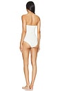 view 3 of 4 Strapless One Piece in White