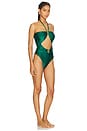 view 2 of 3 Piscina Cutout One Piece Swimsuit in Galapagos