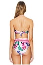 view 4 of 5 Nova Flora Bandeau Bikini Top in Pink