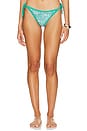 view 1 of 5 Sequin Bikini Bottom in Aqua