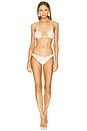 view 4 of 5 x Camila Coelho Jersey Sands Buzios Bikini Bottom in Off White