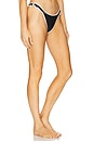 view 2 of 4 Poppy Crochet Bikini Bottom in Black