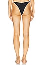 view 3 of 4 Poppy Crochet Bikini Bottom in Black
