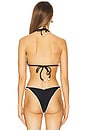 view 3 of 4 Poppy Crochet Bikini Top in Black