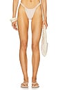 view 1 of 4 x Camila Coelho Bikini Bottom in Beige