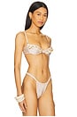 view 3 of 6 x Camila Coelho Bikini Top in Beige