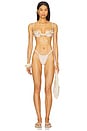 view 5 of 6 x Camila Coelho Bikini Top in Beige