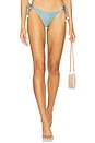 view 1 of 4 x Camila Coelho String Bikini Bottom in Blue