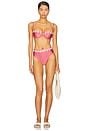 view 4 of 5 Seashell Lycra Embroidered Bikini Bottom in Pink