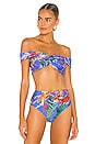 view 1 of 5 Oasis Bikini Top in Blue