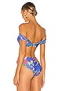 view 4 of 5 Oasis Bikini Top in Blue