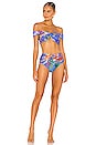 view 5 of 5 Oasis Bikini Top in Blue