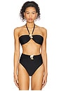 view 1 of 5 HAUT DE MAILLOT DE BAIN SEASHELL in Black