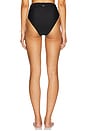 view 3 of 5 x REVOLVE Seashell Lycra Leaf Bikini Bottom in Black