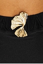 view 5 of 5 x REVOLVE Seashell Lycra Leaf Bikini Bottom in Black