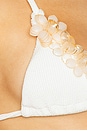 view 5 of 5 Runway Knit Bikini Top in Off White