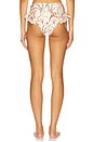 view 3 of 4 Botanic Retro Flutter Bikini Bottom in Off White
