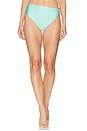 view 1 of 5 Lagoa Lycra Sun High Waist Bikini Bottom in Light Green