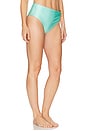 view 2 of 5 Lagoa Lycra Sun High Waist Bikini Bottom in Light Green