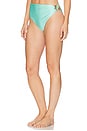 view 3 of 5 Lagoa Lycra Sun High Waist Bikini Bottom in Light Green