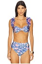 view 1 of 4 HAUT DE MAILLOT DE BAIN FORME BANDEAU AMARYLLIS in Blue