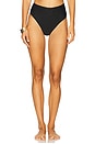 view 1 of 4 Runway High Waist Bikini Bottom in Black
