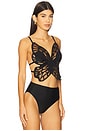 view 2 of 4 Runway Tulle Butterfly Top in Black