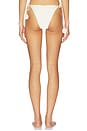 view 3 of 4 Sunstone Side Tie Bikini Bottom in Off-white