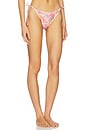 view 2 of 4 Seaweed Side Tie Bikini Bottom in Pink